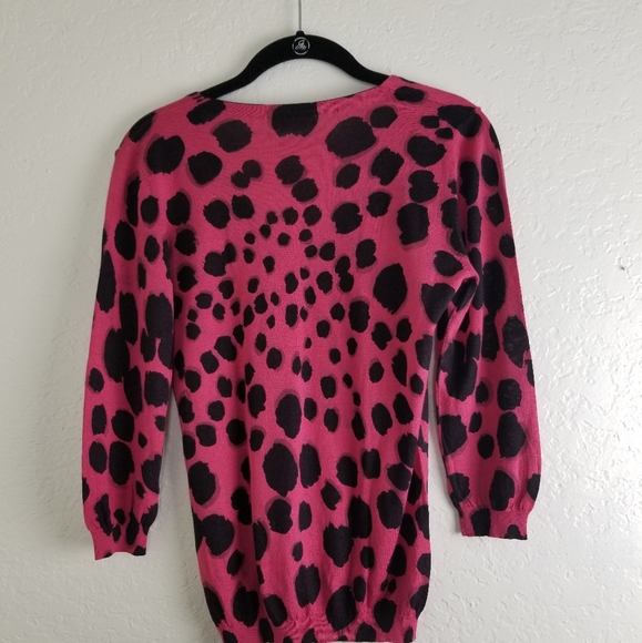 Moschino Cheap And Chic Red Black Spotted Blouse - Picture 6 of 7